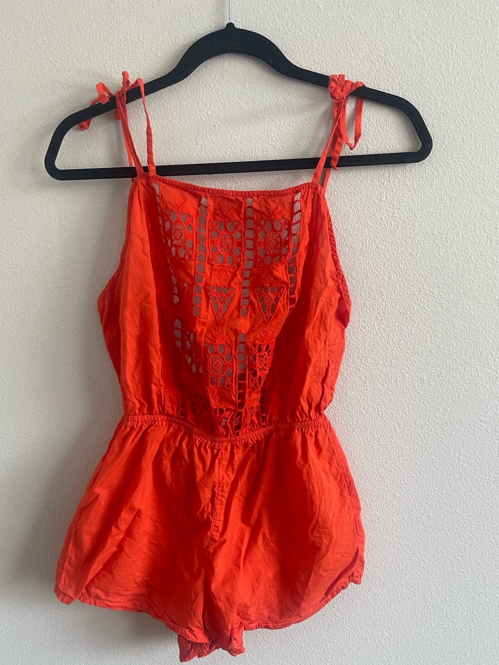O'Neill Bright Orange Lightweight Romper